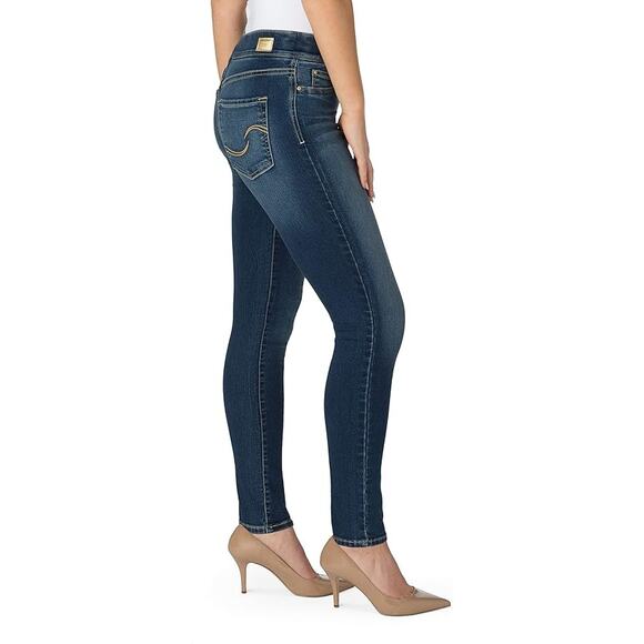 Levis Women's Signature Totally Shaping Pull On Skinny Blue Denim 4M W27/L30 - Picture 12 of 15